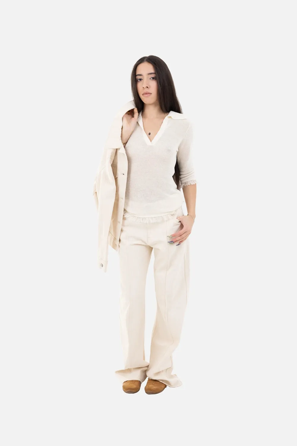 Dreelo Fringed Knit Top sold by Plus Zero Concept Store product image thumbnail 2