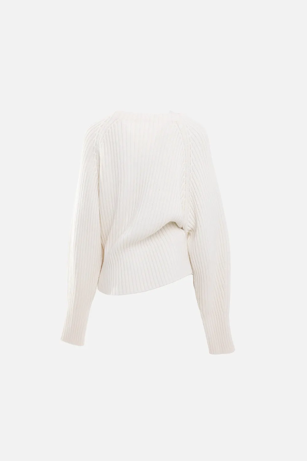 Ribbed Button-Shoulder Sweater sold by Plus Zero Concept Store product image thumbnail 3
