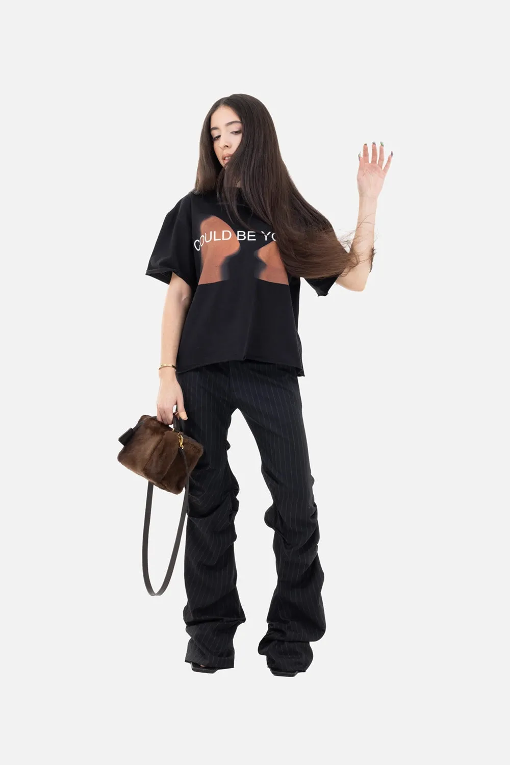 Botched Pinstripe Pants sold by Plus Zero Concept Store product image thumbnail 2