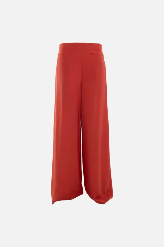 Crepe de Soie Wide-Leg Trousers sold by Plus Zero Concept Store