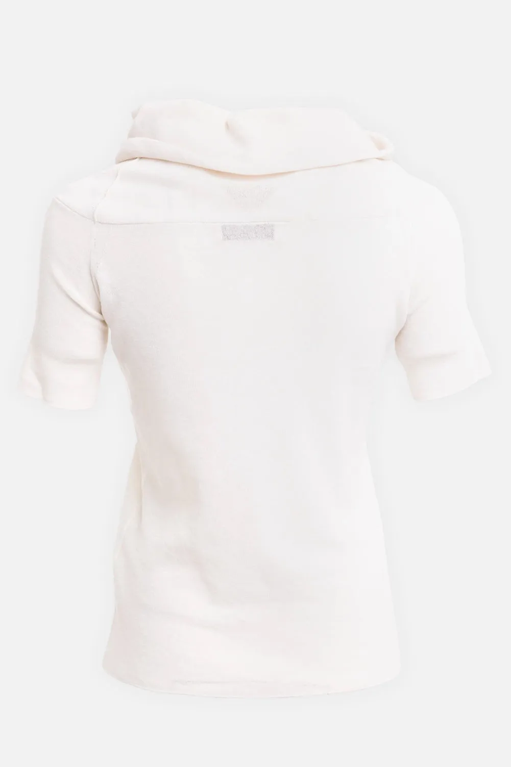 Cowl-Neck Cotton Knit Top sold by Plus Zero Concept Store product image thumbnail 3