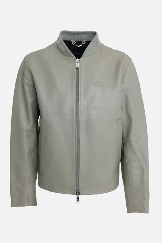 Leather Bomber Jacket made by Filling Pieces