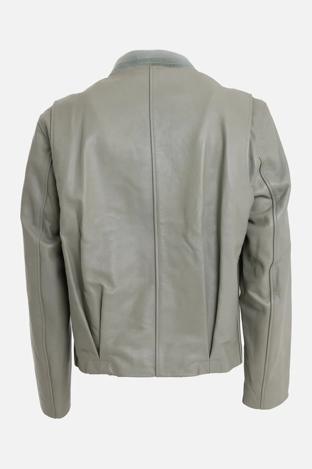 Leather Bomber Jacket sold by Plus Zero Concept Store product image thumbnail 3