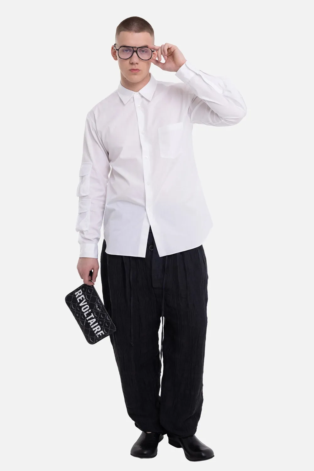 Mesh Cigar Pocket Shirt sold by Plus Zero Concept Store product image thumbnail 2