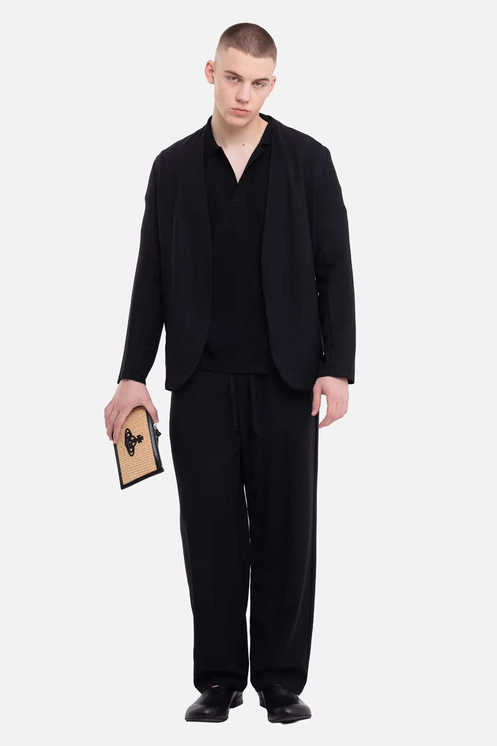 Collarless Wool Jacket sold by Plus Zero Concept Store product image thumbnail 2