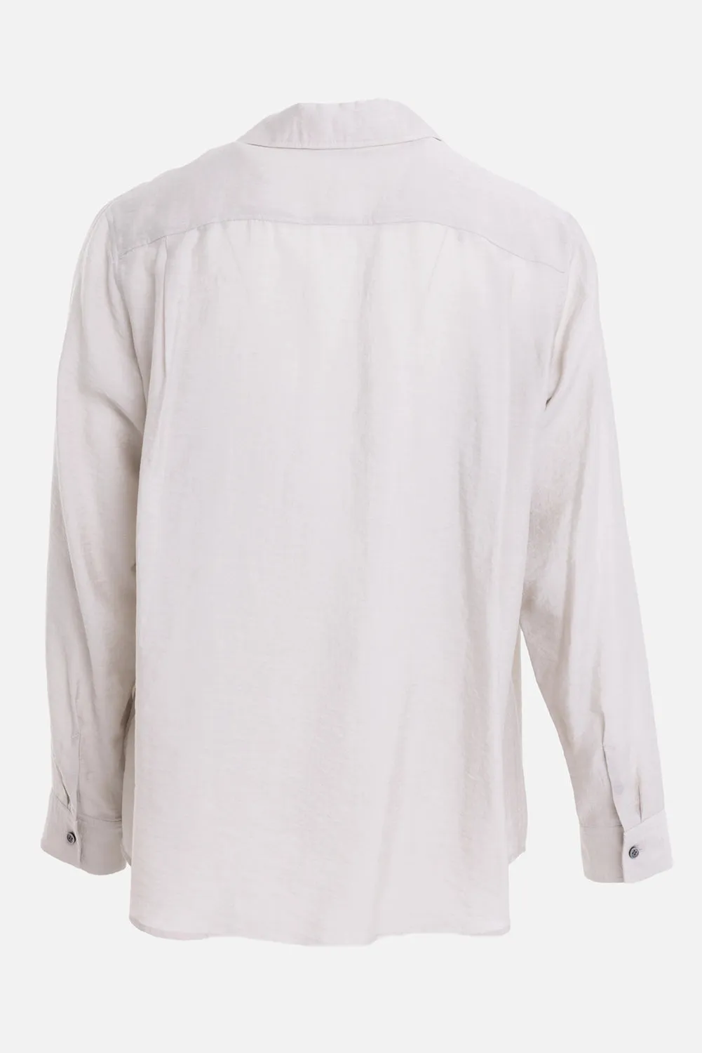 Patch Pocket Open-Collar Shirt sold by Plus Zero Concept Store product image thumbnail 3