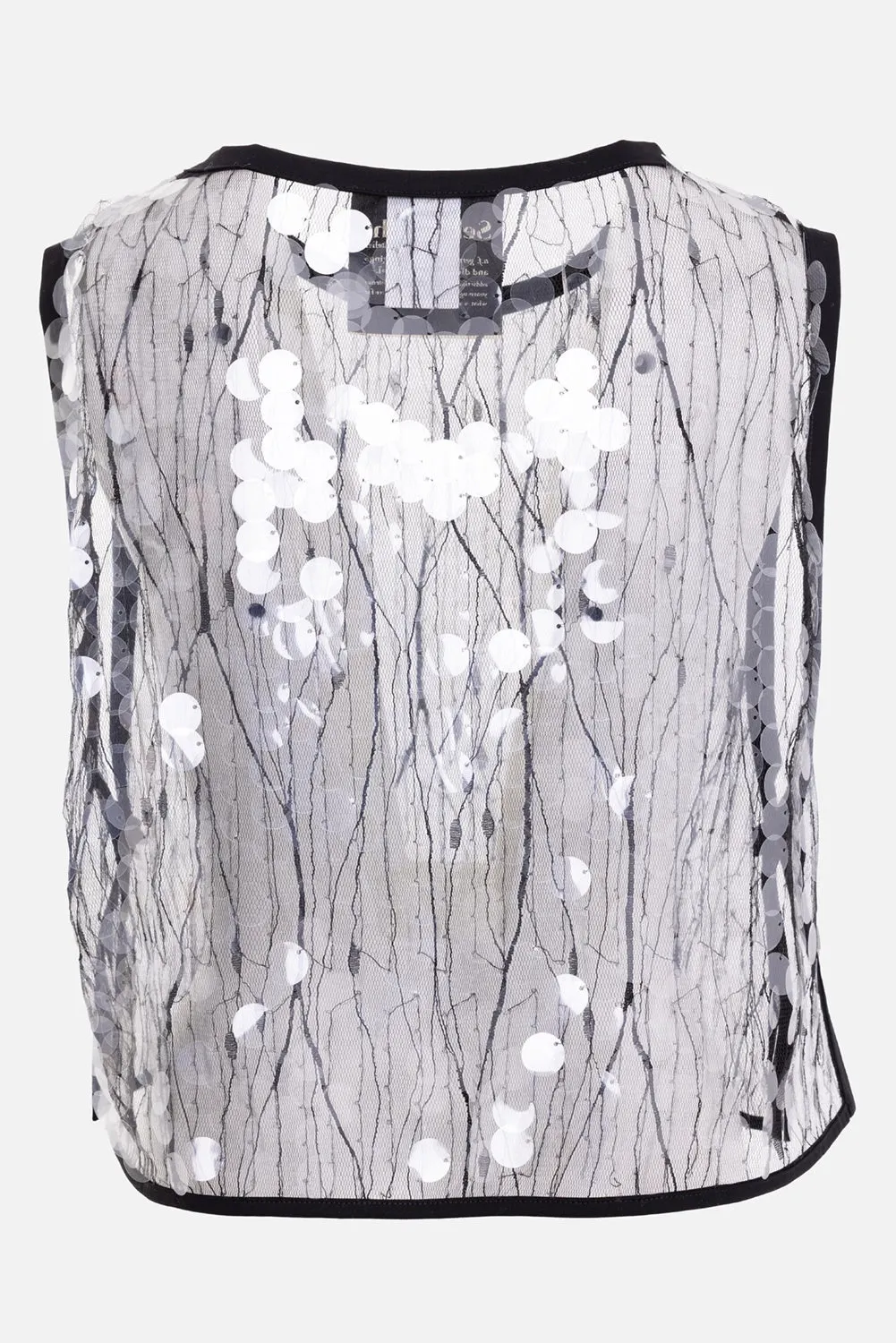 Aria Sheer Sequin Tulle Top sold by Plus Zero Concept Store product image thumbnail 3