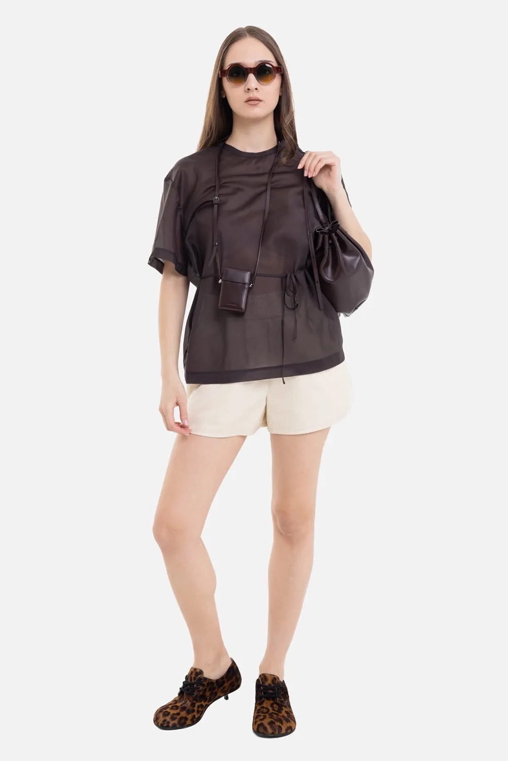 Sheer Relaxed Tee sold by Plus Zero Concept Store product image thumbnail 2