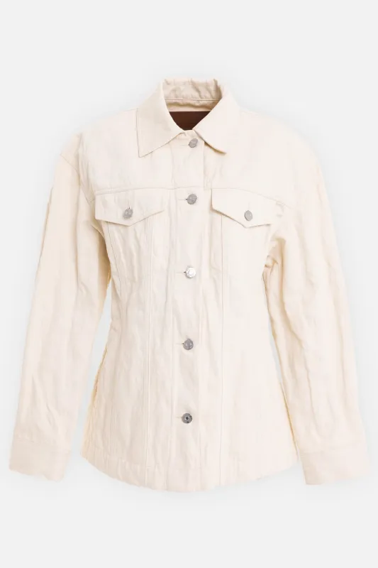Crushed Trucker Jacket made by Helmut Lang