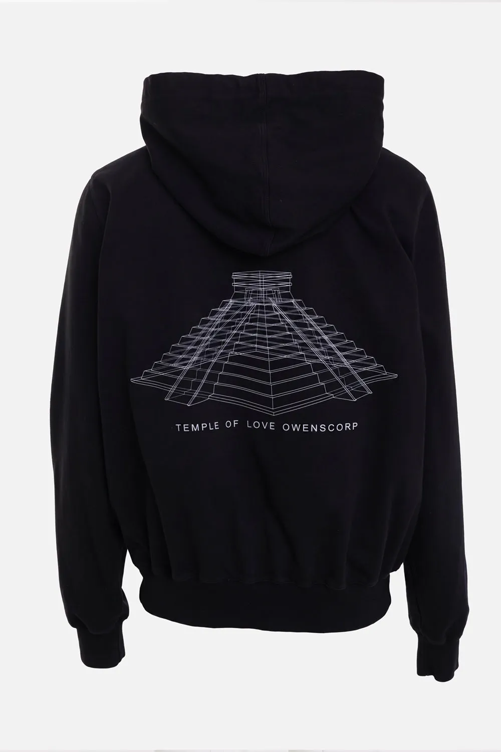 Temple of Love Hoodie in Black/Milk sold by Plus Zero Concept Store product image thumbnail 3