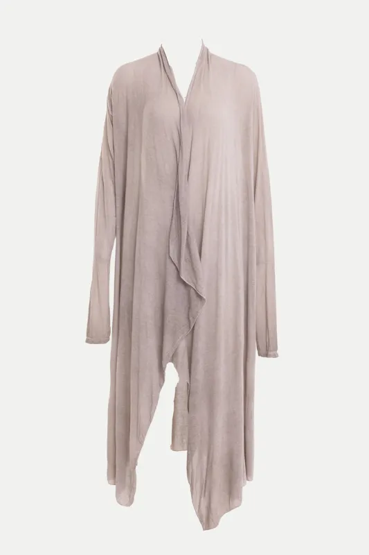 Asymmetric Modal-Silk Cardigan made by Plus Zero Concept Store