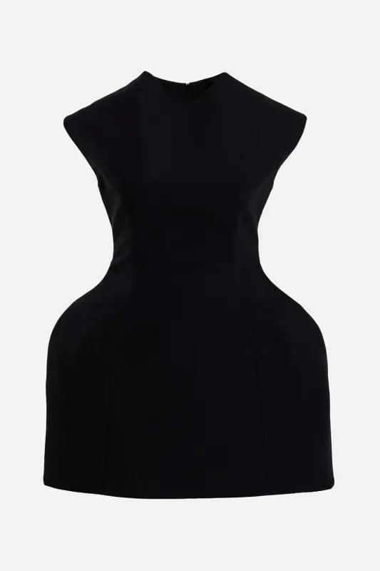 Sculpted Swan Mini Dress made by A.W.A.K.E. MODE