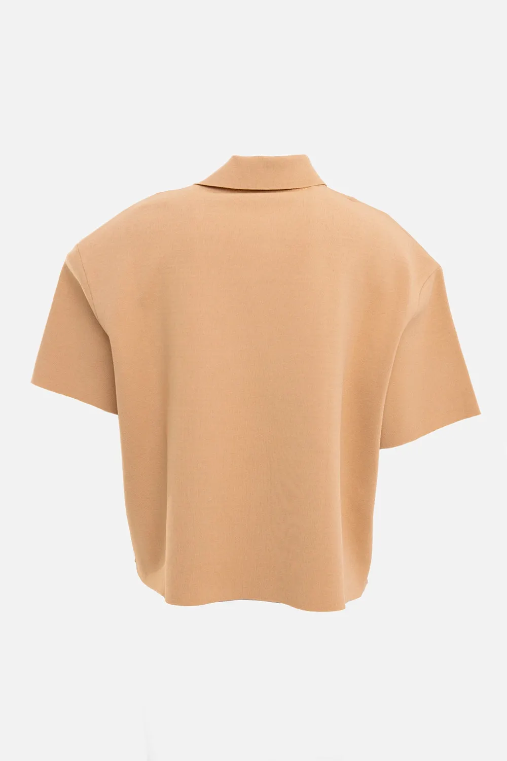 Knitted Rugby Polo Top sold by Plus Zero Concept Store product image thumbnail 3