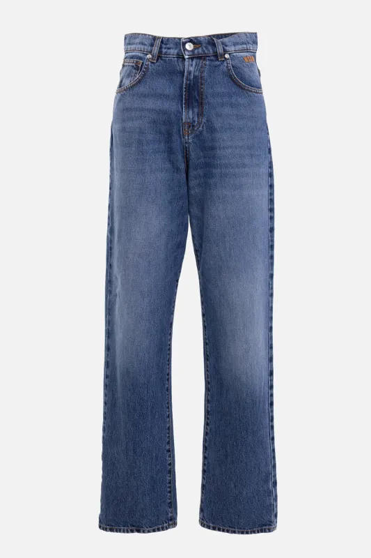 Light-Wash Five-Pocket Jeans made by MSGM