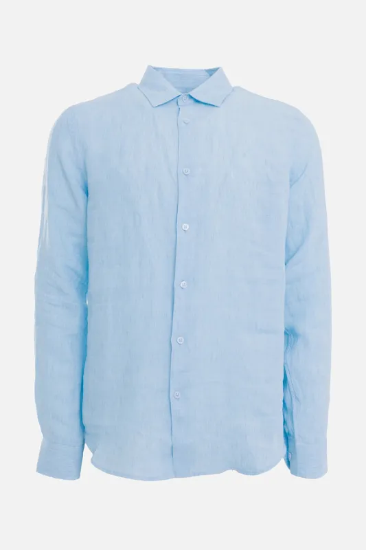 Giles Lino Stitched Linen Shirt made by Orlebar Brown