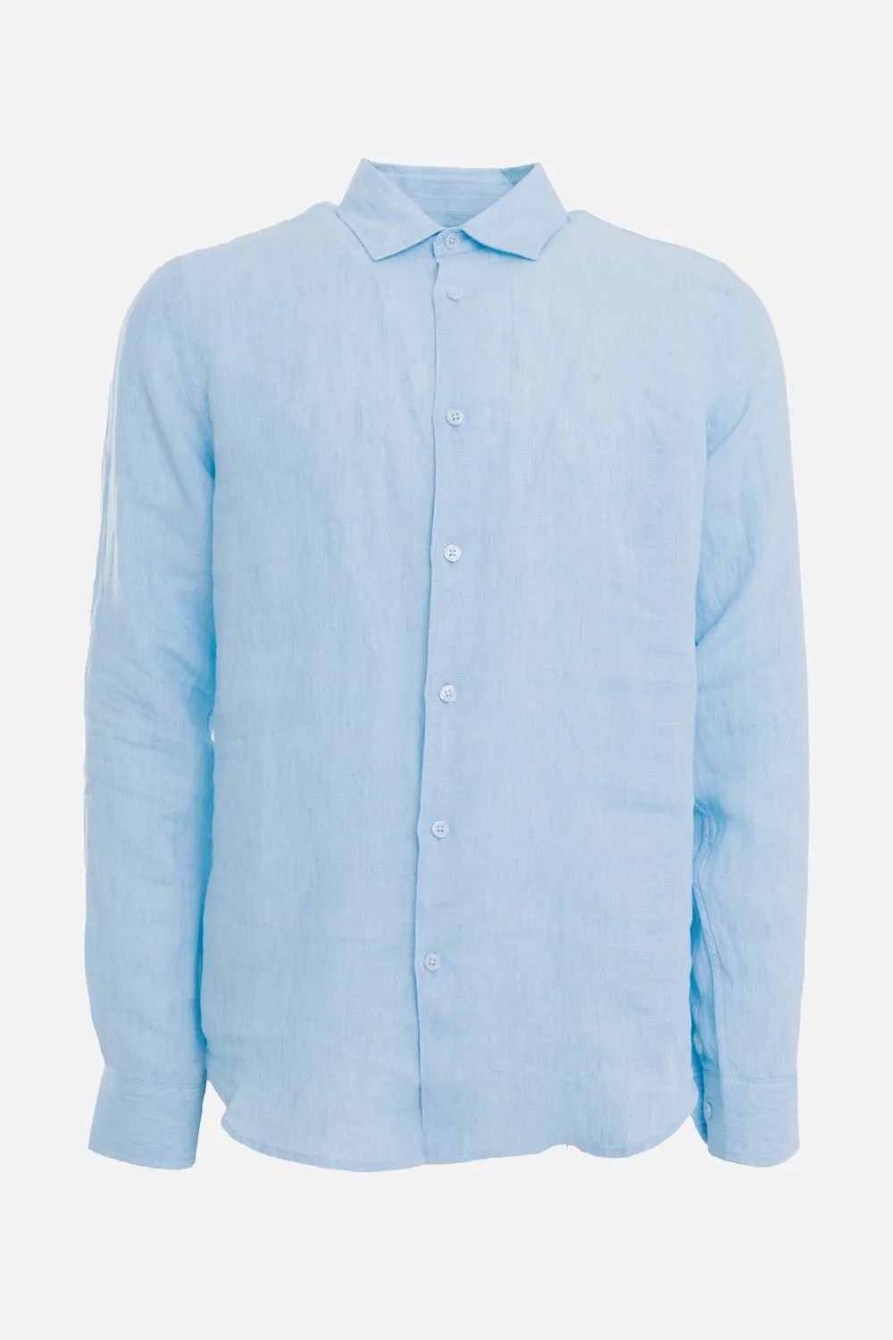 Giles Lino Stitched Linen Shirt sold by Plus Zero Concept Store