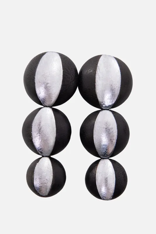 Sirone Foil-Detail Clip-On Earrings made by Monies