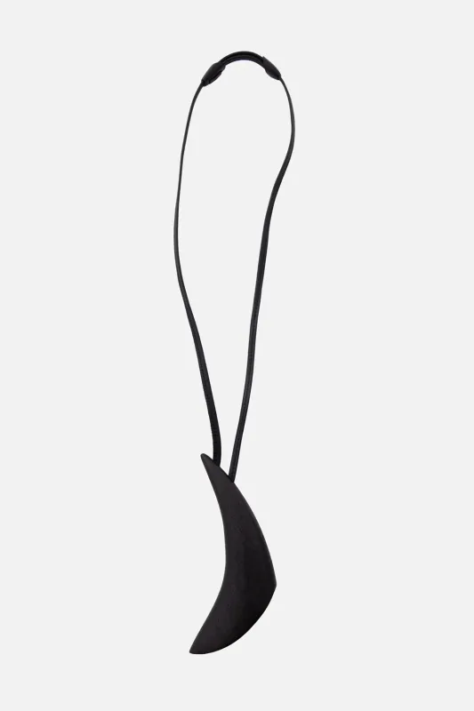 Suma Black Acacia Pendant Necklace made by Monies
