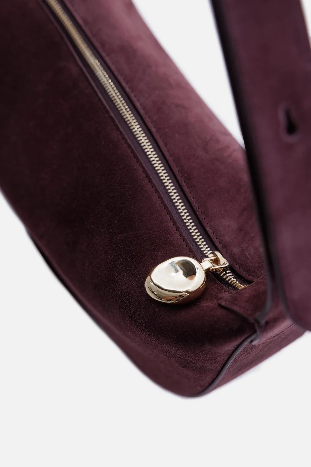 Large Bean Suede Shoulder Bag sold by Plus Zero Concept Store product image thumbnail 3