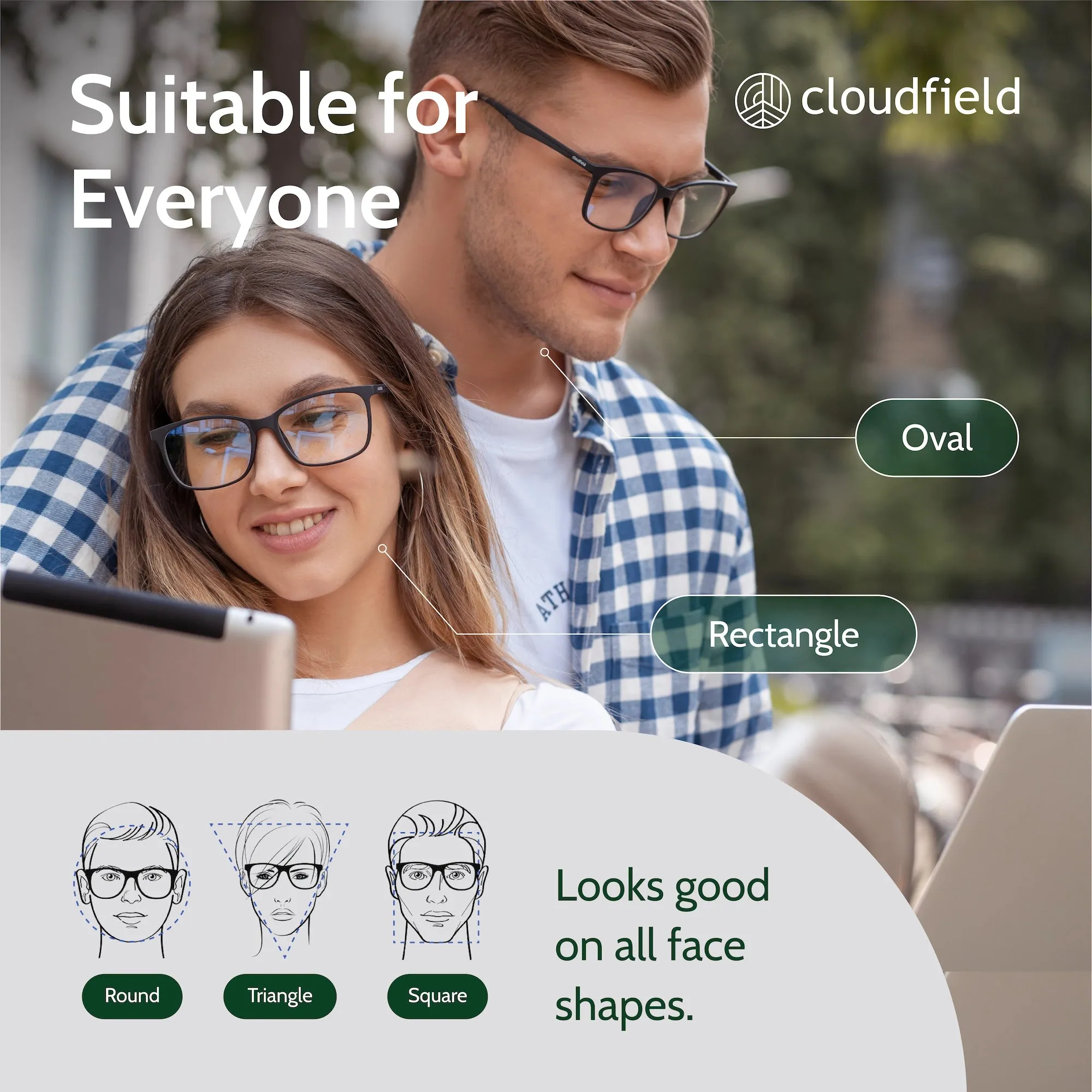 Cloudfield Blue Light Computer Glasses - Black sold by Cloudfield product image thumbnail 3