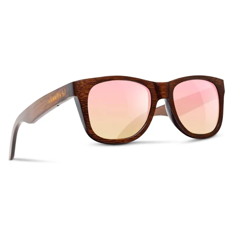 Cloudfield Unisex Polarized Wood Sunglasses - Rose Gold sold by Cloudfield