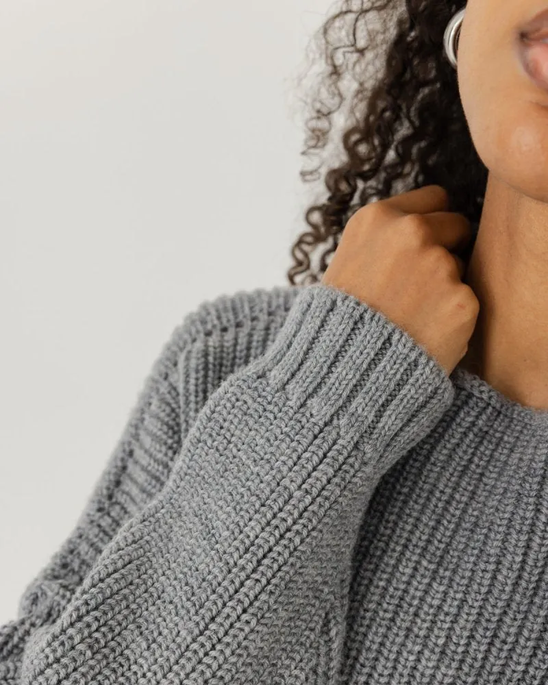 Laumės: Fog Grey Merino Wool Sweater sold by The Knotty Ones product image thumbnail 4