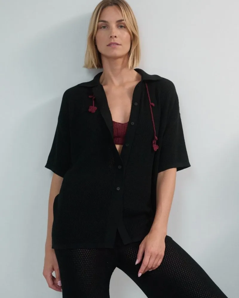 Sutemos: Black Cotton Pants sold by The Knotty Ones product image thumbnail 2