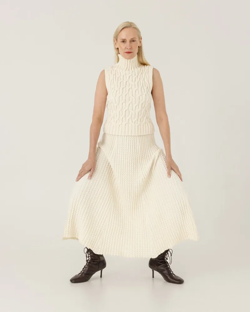 Mūša: Sea Salt Merino Wool Vest sold by The Knotty Ones product image thumbnail 5