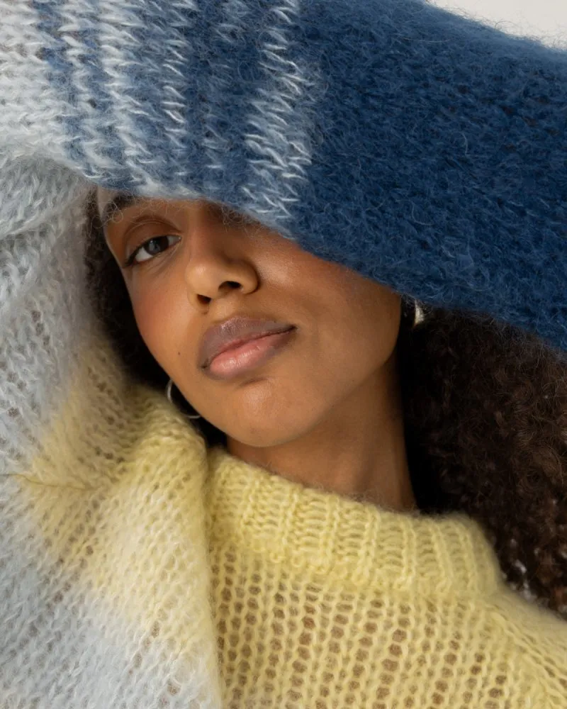 Perkūnas: Twilight Gold Mohair & Silk Sweater sold by The Knotty Ones product image thumbnail 3