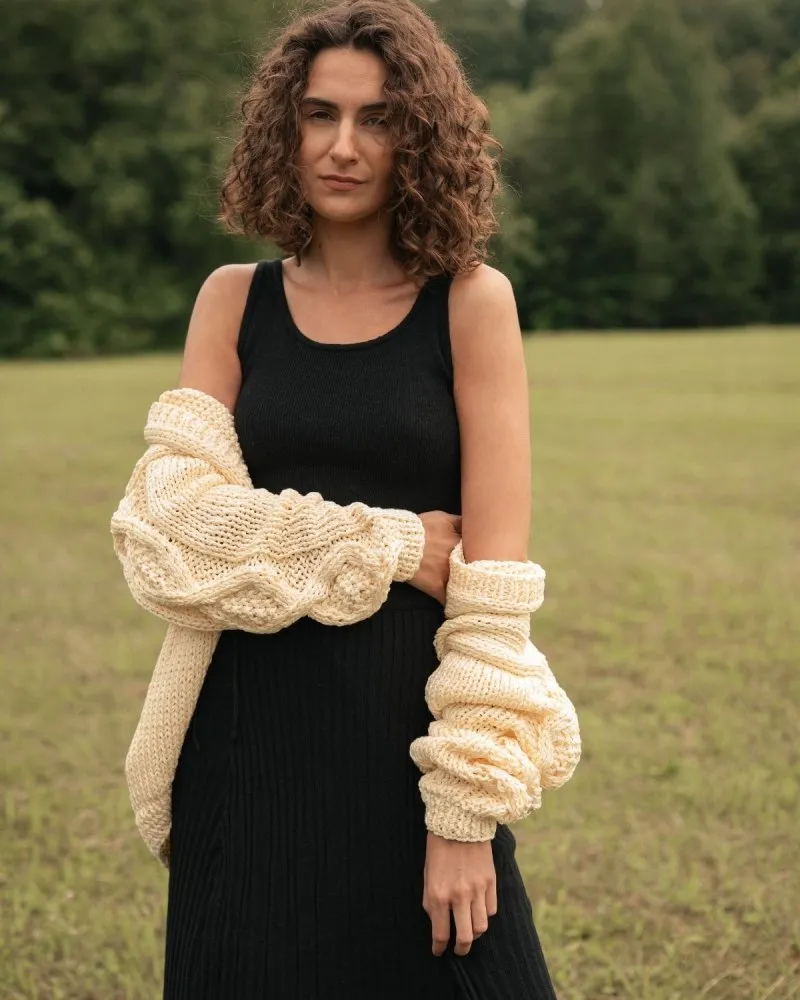 Tom: Butter Yellow Cardigan sold by The Knotty Ones product image thumbnail 3