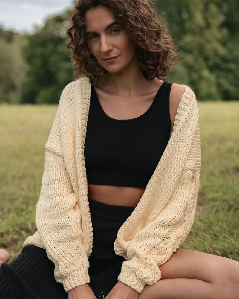 Tom: Butter Yellow Cardigan sold by The Knotty Ones product image thumbnail 2