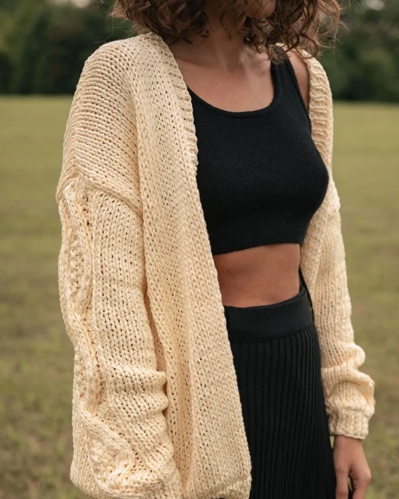 Tom: Butter Yellow Cardigan sold by The Knotty Ones product image thumbnail 5