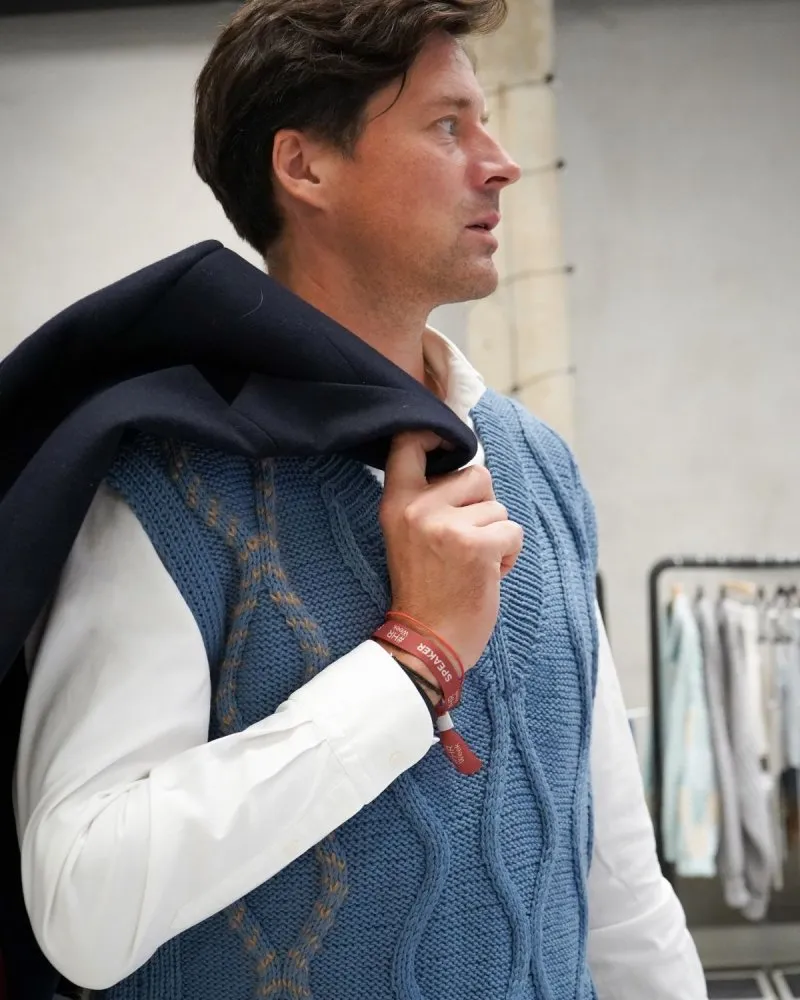 Blaivi Vasara: Nettle Merino Wool Vest sold by The Knotty Ones product image thumbnail 3