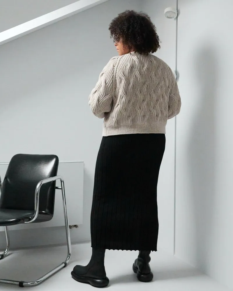 Nemunas: Sea Salt Merino Wool Cardigan sold by The Knotty Ones product image thumbnail 3