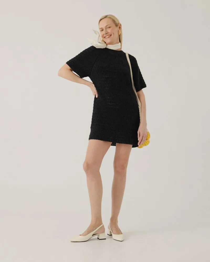 Vasara: Black Mini Dress sold by The Knotty Ones product image thumbnail 4