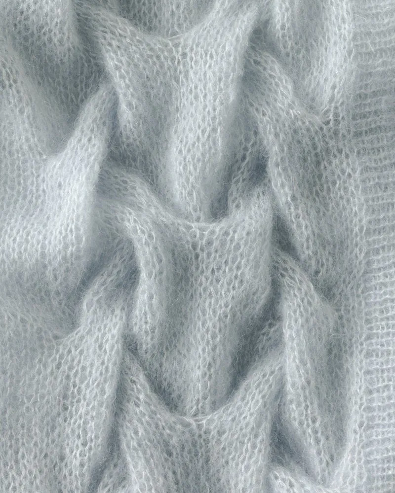 Twisted Erik: Dew Silk Mohair Cardigan sold by The Knotty Ones product image thumbnail 3