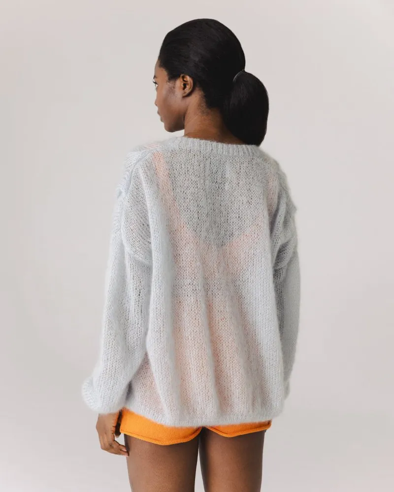 Twisted Erik: Dew Silk Mohair Cardigan sold by The Knotty Ones product image thumbnail 5