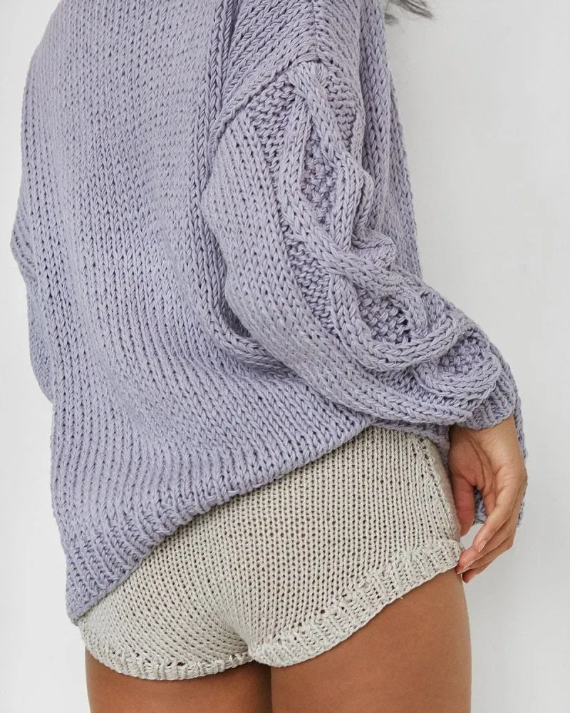 Tom: Lilac Cotton Cardigan sold by The Knotty Ones product image thumbnail 5