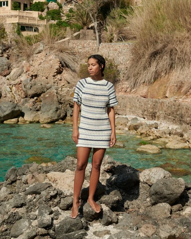 Vasara: Waves Mini Dress sold by The Knotty Ones product image thumbnail 3