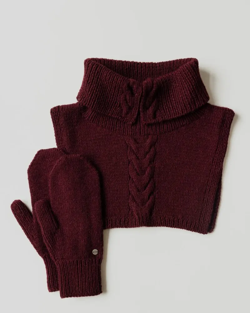 Vilna: Hellebore Alpaca Wool Mittens sold by The Knotty Ones product image thumbnail 2
