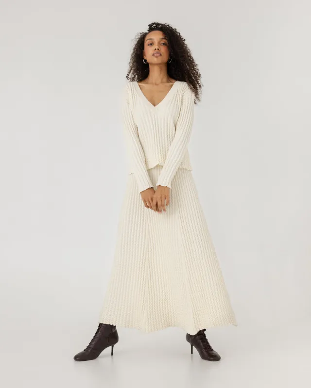 Vagos: Sea Salt A-line Skirt sold by The Knotty Ones