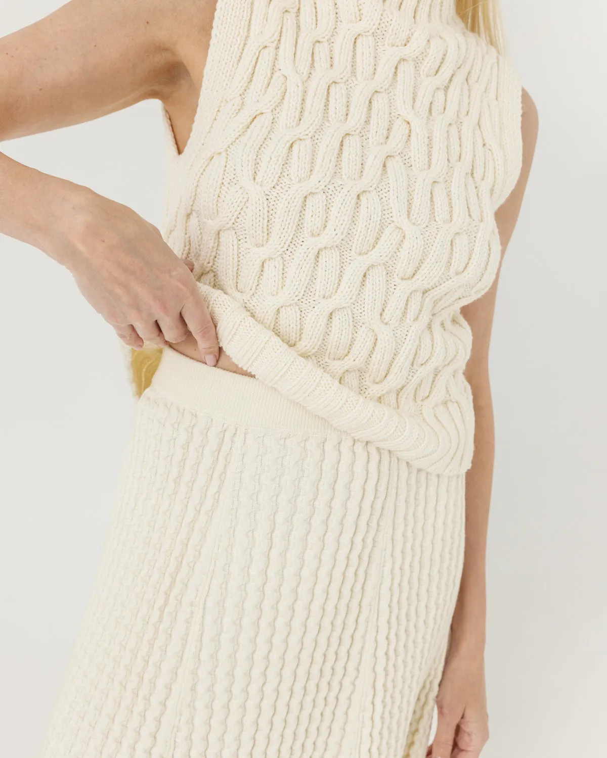 Vagos: Sea Salt A-line Skirt sold by The Knotty Ones product image thumbnail 2