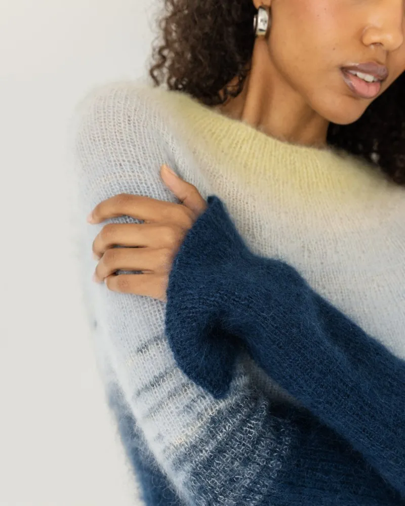 Eglutė: Twilight Gold Silk & Mohair Dress sold by The Knotty Ones product image thumbnail 4