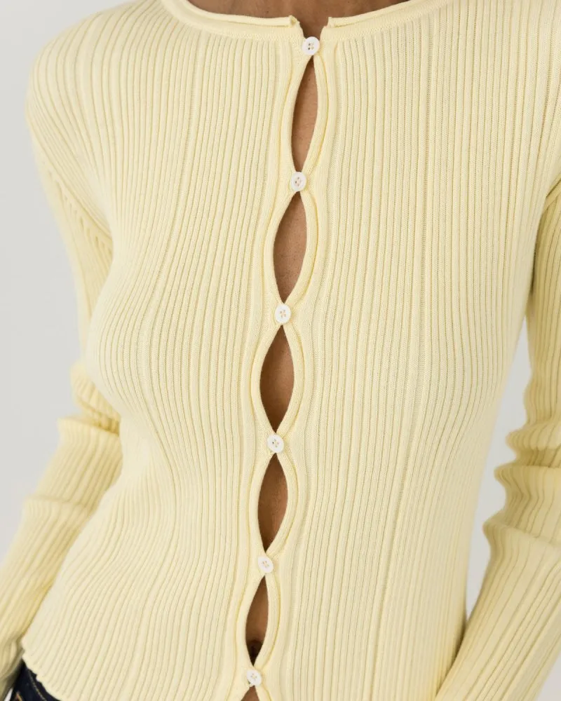 Tyla: Butter Yellow Cotton Top sold by The Knotty Ones product image thumbnail 4
