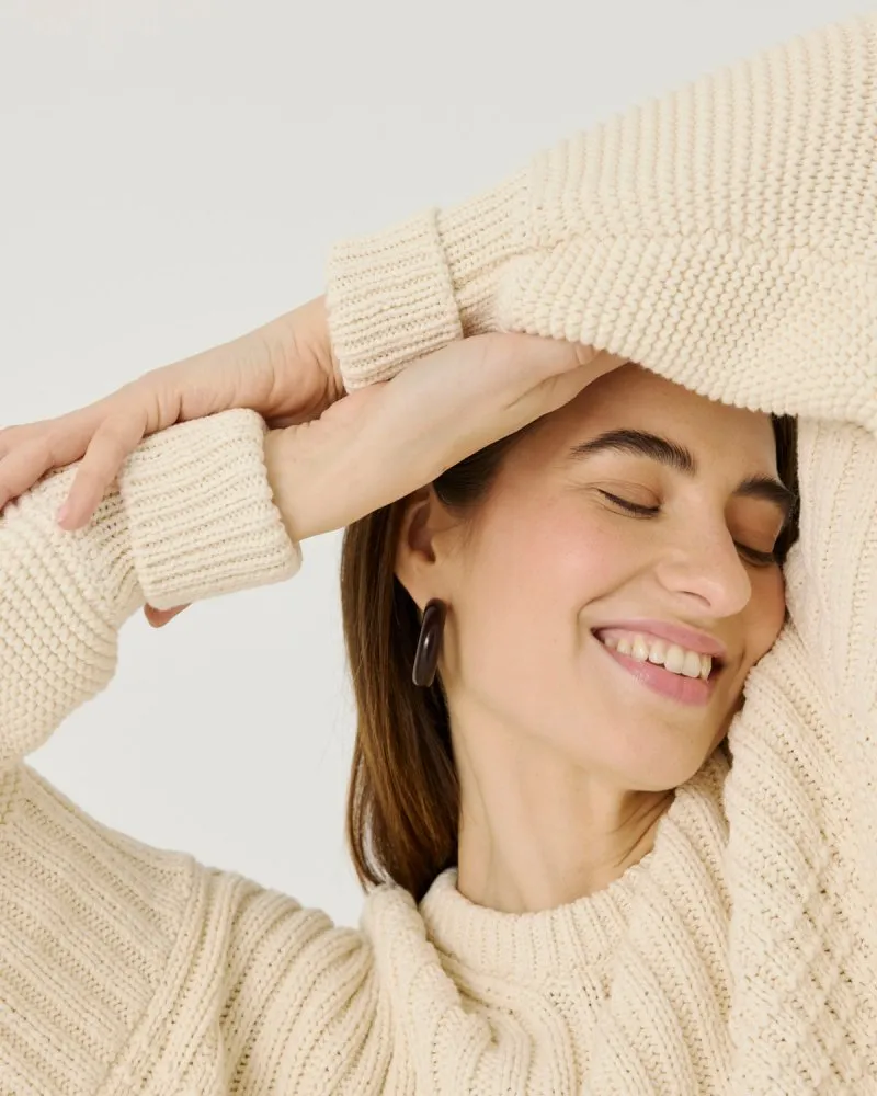 Delčia: Oat Cotton Sweater sold by The Knotty Ones product image thumbnail 5