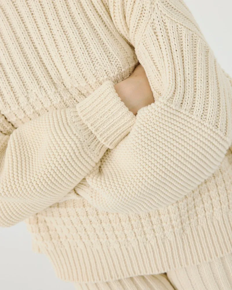 Delčia: Oat Cotton Sweater sold by The Knotty Ones product image thumbnail 4