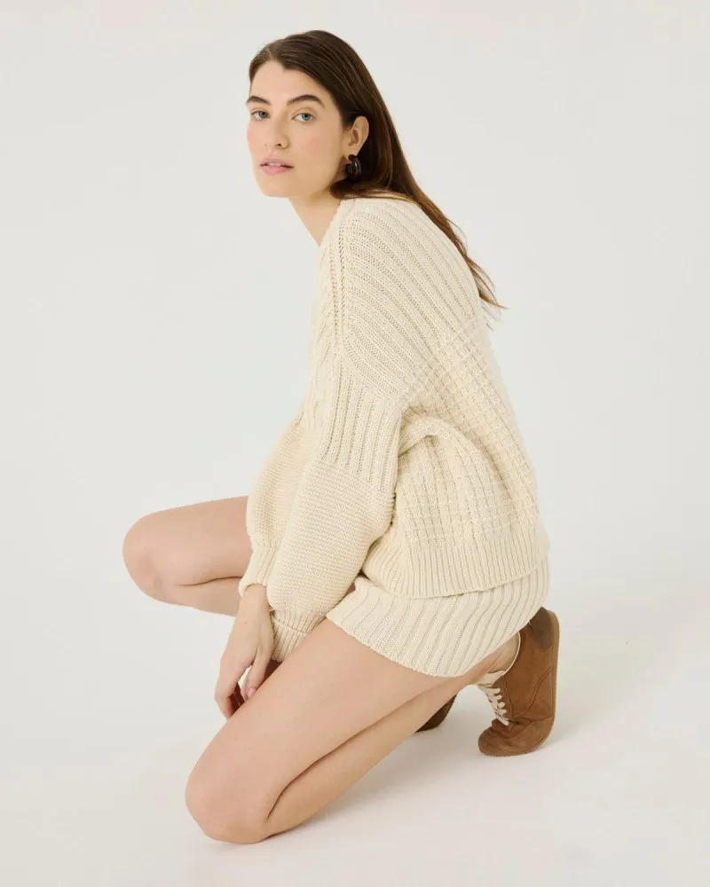 Delčia: Oat Cotton Sweater sold by The Knotty Ones product image thumbnail 2