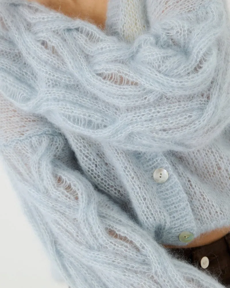 Pagunda: Dew Mohair & Silk Cardigan sold by The Knotty Ones product image thumbnail 5