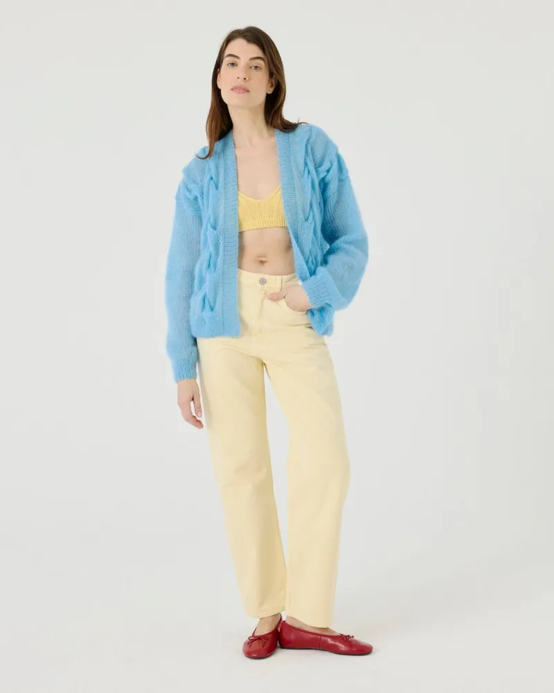 Twisted Erik: Seaglass Silk Mohair Cardigan sold by The Knotty Ones product image thumbnail 5