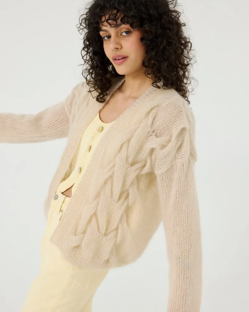 Twisted Erik: Cloud Silk Mohair Cardigan sold by The Knotty Ones product image thumbnail 3